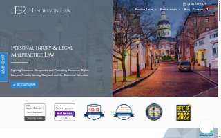 Henderson Law website