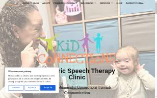 Kid Connections Therapy website