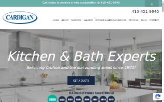 Kitchens & Baths by Cardigan website