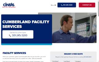 Cintas Facility Services of Cumberland website