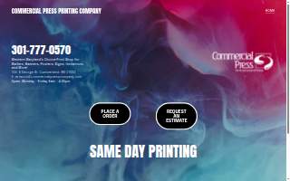 Commercial Press Printing Co website