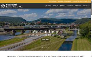 Scarpelli Funeral Home, P.A. website