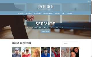Upchurch Funeral Home, P.A. website