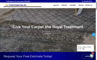 Crown Carpet Care, Inc. website