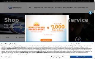 Heritage Subaru Catonsville of Damascus website