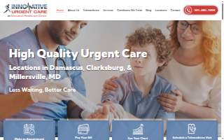 Innovative Urgent Care website