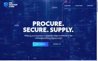 The One Solution Cyber website