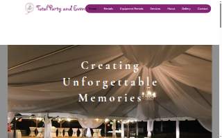 Total Party and Event website