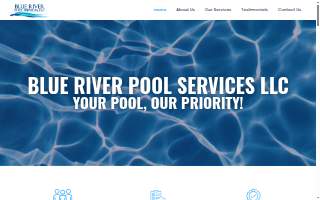 Blue River Pool Services LLC website