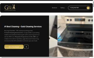 Gold Cleaning Services LLC. website