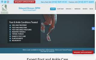 Honeygo Podiatry of Dundalk website