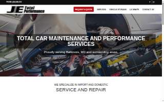 JE Import Performance Inc of Dundalk website