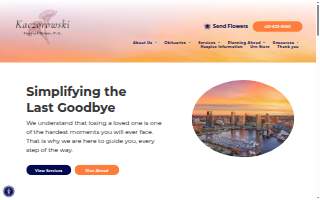 Kaczorowski Funeral Home, P.A. website