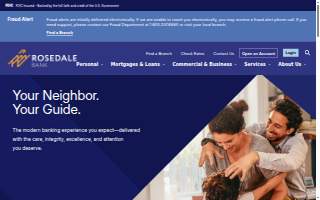 Rosedale Bank website