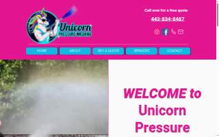 Unicorn Pressure Washing LLC of Dundalk website
