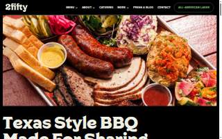 2Fifty Texas BBQ website