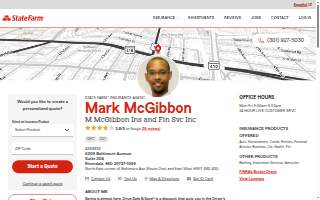Mark McGibbon - State Farm Insurance Agent website