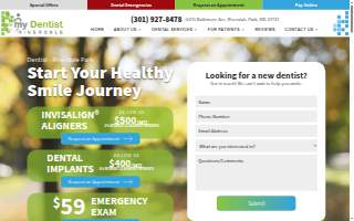 My Riverdale Dentist website