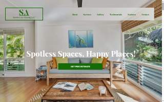 Spotless Ace Cleaning LLC website