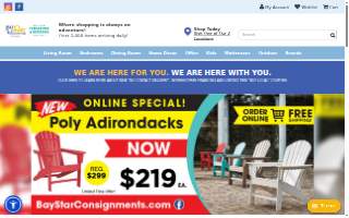 Bay Star Consignments & More website