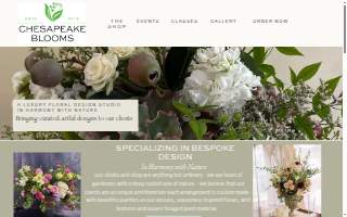 Chesapeake Blooms website
