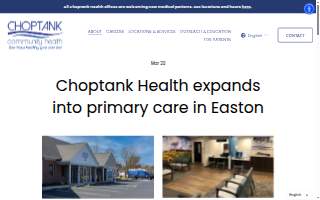 Choptank Community Health System: Easton Health Center website