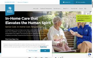 Comfort Keepers Home Care of Columbia website