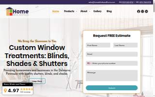 Home Blinds and Floors - Easton, MD website