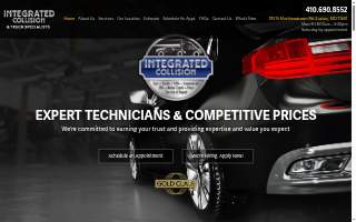 Integrated Collision website