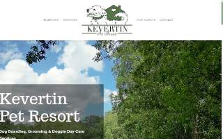 Kevertin Pet Resort website