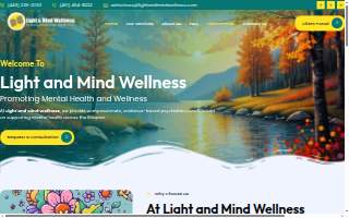 Light And Mind Wellness website