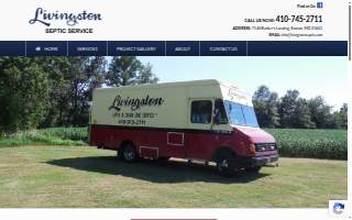 Livingston Septic Service Inc website