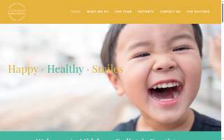 MidShore Pediatric Dentistry website