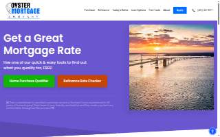 Oyster Mortgage Company website