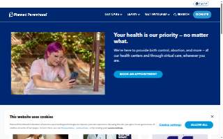 Planned Parenthood - Easton Health Center, MD website