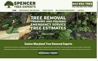 Spencer Tree Experts website