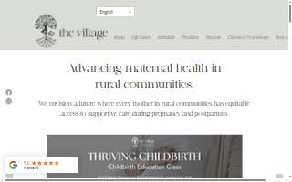 The Village Maternal Holistic Wellness Center website