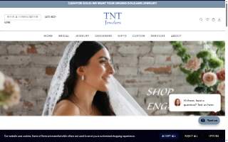 TNT Jewelers website