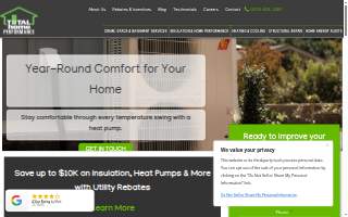Total Home Performance LLC website