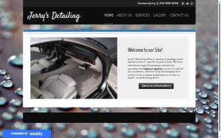 Jerry's Detailing website