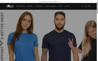 Slant Merch Inc. website