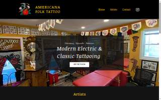 Americana Folk Tattoo website