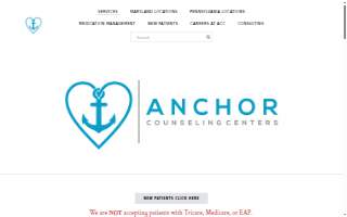 Anchor Counseling Centers- Sykesville website