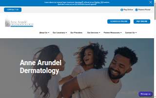 Anne Arundel Dermatology - Eldersburg website