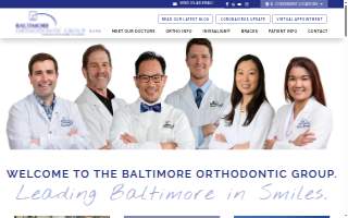 Baltimore Orthodontic Group of Eldersburg website