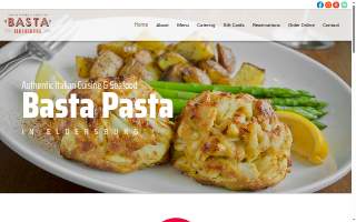 Basta Pasta Eldersburg website