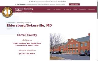 Congruent Counseling Services website