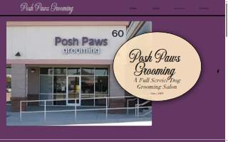 Posh Paws Grooming of Eldersburg website