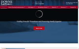 Downs Law Firm P.C. website