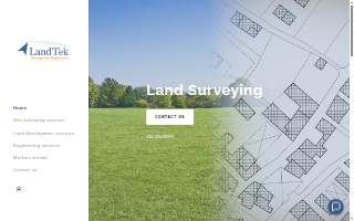 Landtek Land Surveying & Engineering of Elkridge website